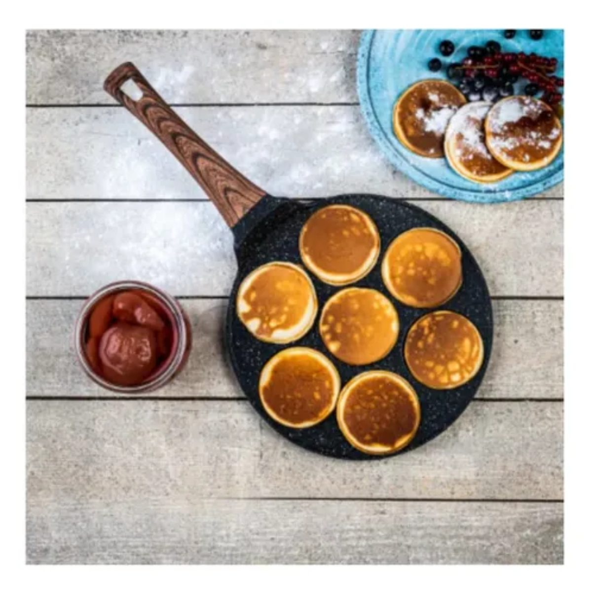 Sarten Siete Puestos Desayuno Huevo